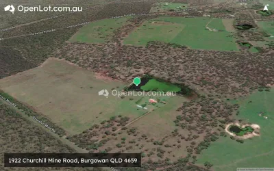 Satellite image for  1922 Churchill Mine Road, Burgowan QLD 4659