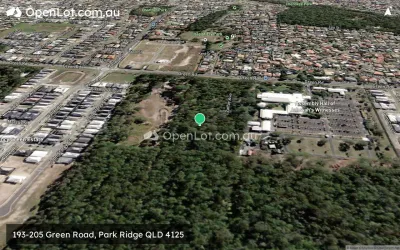 Satellite image for  193-205 Green Road, Park Ridge QLD 4125