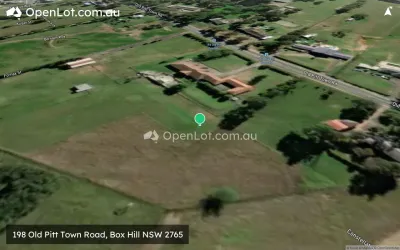 Satellite image for  198 Old Pitt Town Road, Box Hill NSW 2765