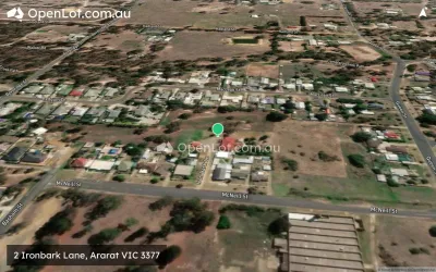 Satellite image for  2 Ironbark Lane, Ararat VIC 3377