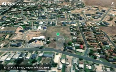 Satellite image for  20-24 Vale Street, Nagambie VIC 3608