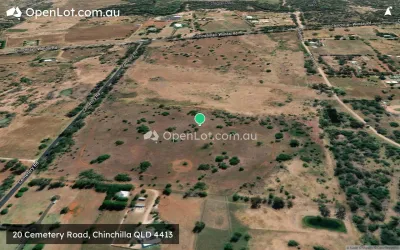 Satellite image for  20 Cemetery Road, Chinchilla QLD 4413