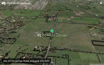 Satellite image for  206-207 Mcgeorge Road, Gisborne VIC 3437