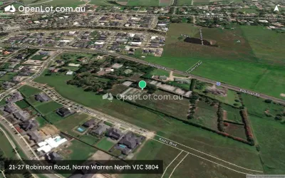 Satellite image for  21-27 Robinson Road, Narre Warren North VIC 3804