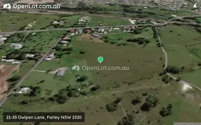 Satellite image for  21-33 Owlpen Lane, Farley NSW 2320