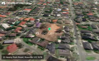 Satellite image for  21 Heany Park Road, Rowville VIC 3178