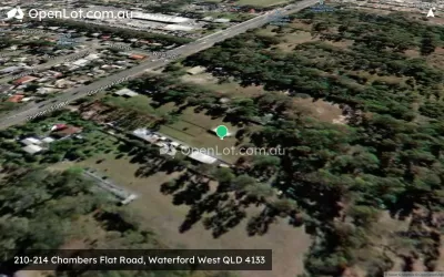 Satellite image for  210-214 Chambers Flat Road, Waterford West QLD 4133