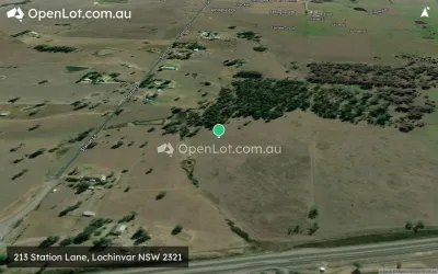 Satellite image for  213 Station Lane, Lochinvar NSW 2321