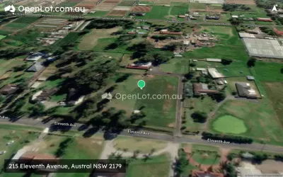 Satellite image for  215 Eleventh Avenue, Austral NSW 2179