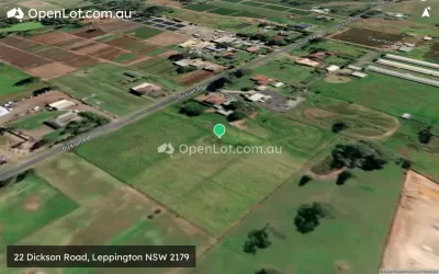 Satellite image for  22 Dickson Road, Leppington NSW 2179
