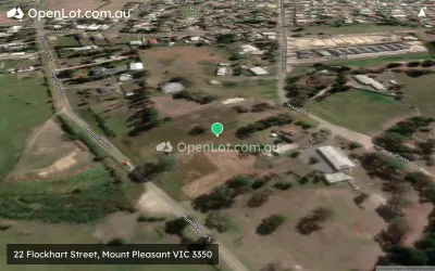 Satellite image for  22 Flockhart Street, Mount Pleasant VIC 3350