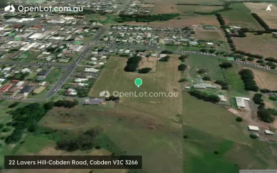 Satellite image for  22 Lavers Hill-Cobden Road, Cobden VIC 3266