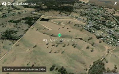 Satellite image for  22 Mine Lane, Wolumla NSW 2550