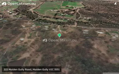 Satellite image for  222 Maiden Gully Road, Maiden Gully VIC 3551