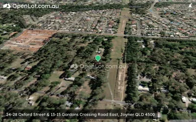 Satellite image for  24-28 Oxford Street & 13-15 Gordons Crossing Road East, Joyner QLD 4500