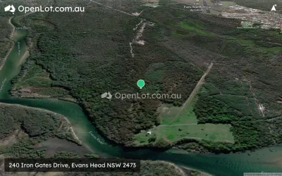 Satellite image for  240 Iron Gates Drive, Evans Head NSW 2473