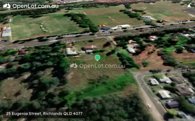 Satellite image for  25 Eugenia Street, Richlands QLD 4077