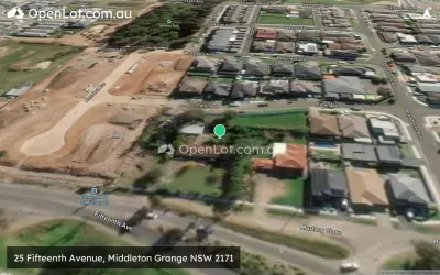 Satellite image for  25 Fifteenth Avenue, Middleton Grange NSW 2171