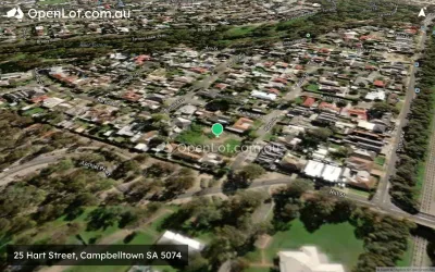 Satellite image for  25 Hart Street, Campbelltown SA 5074