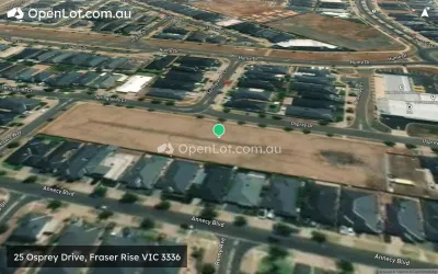 Satellite image for  25 Osprey Drive, Fraser Rise VIC 3336