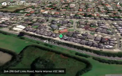Satellite image for  264-298 Golf Links Road, Narre Warren VIC 3805