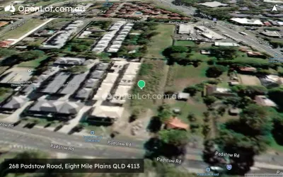 Satellite image for  268 Padstow Road, Eight Mile Plains QLD 4113