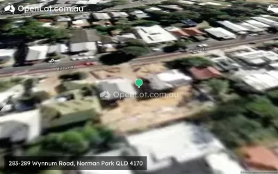 Satellite image for  283-289 Wynnum Road, Norman Park QLD 4170