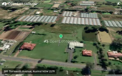 Satellite image for  285 Thirteenth Avenue, Austral NSW 2179