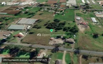 Satellite image for  295 Fourteenth Avenue, Austral NSW 2179