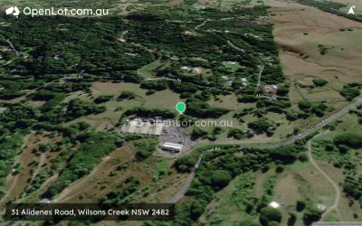 Satellite image for  31 Alidenes Road, Wilsons Creek NSW 2482