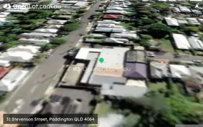 Satellite image for  31 Stevenson Street, Paddington QLD 4064