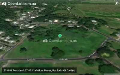 Satellite image for  32 Golf Parade & 57-65 Christian Street, Babinda QLD 4861