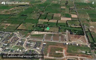 Satellite image for  321 Copelands Road, Warragul VIC 3820