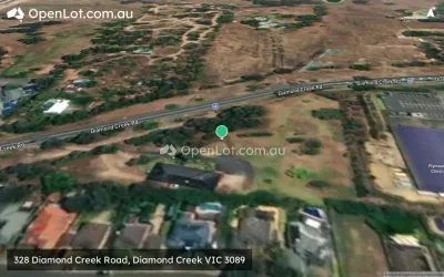 Satellite image for  328 Diamond Creek Road, Diamond Creek VIC 3089
