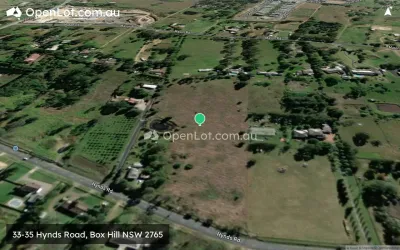 Satellite image for  33-35 Hynds Road, Box Hill NSW 2765