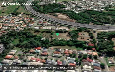 Satellite image for  332-334 Muller Road & 45A Longbill Place, Taigum QLD 4018