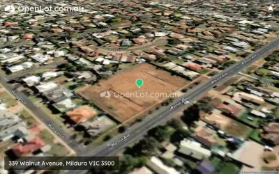 Satellite image for  339 Walnut Avenue, Mildura VIC 3500