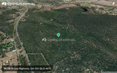 Satellite image for  34226 Bruce Highway, Gin Gin QLD 4671