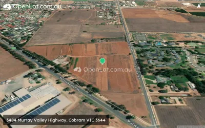 Satellite image for  3484 Murray Valley Highway, Cobram VIC 3644