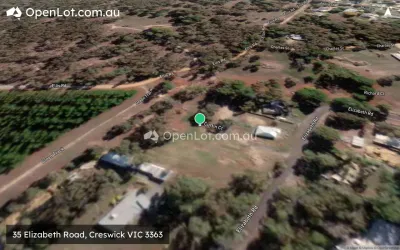 Satellite image for  35 Elizabeth Road, Creswick VIC 3363
