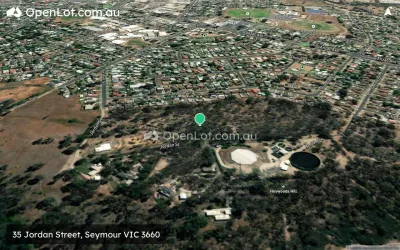 Satellite image for  35 Jordan Street, Seymour VIC 3660