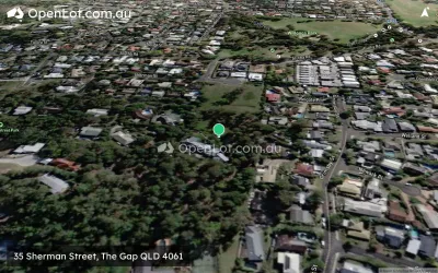 Satellite image for  35 Sherman Street, The Gap QLD 4061