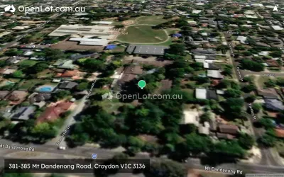 Satellite image for  381-385 Mt Dandenong Road, Croydon VIC 3136