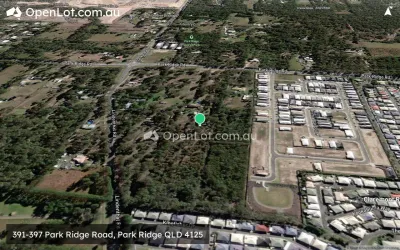 Satellite image for  391-397 Park Ridge Road, Park Ridge QLD 4125