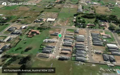 Satellite image for  40 Fourteenth Avenue, Austral NSW 2179