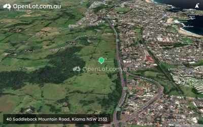 Satellite image for  40 Saddleback Mountain Road, Kiama NSW 2533