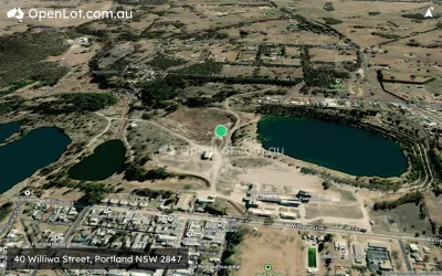 Satellite image for  40 Williwa Street, Portland NSW 2847