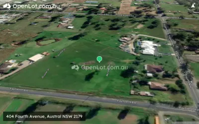 Satellite image for  404 Fourth Avenue, Austral NSW 2179