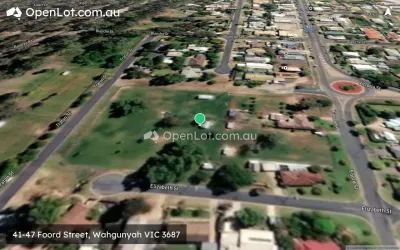 Satellite image for  41-47 Foord Street, Wahgunyah VIC 3687
