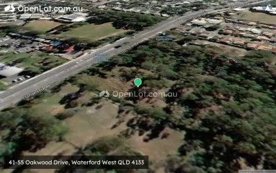Satellite image for  41-55 Oakwood Drive, Waterford West QLD 4133
